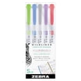 thumbnail image 1 of Zebra Mildliner Double-Ended Highlighter Set, 5-Colors, Soft, 1 of 5