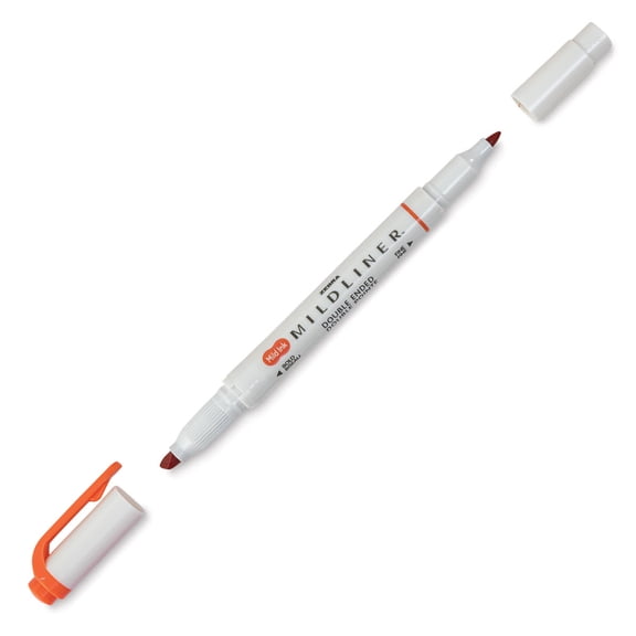Zebra Mildliner Double Ended Creative Marker - Vermilion