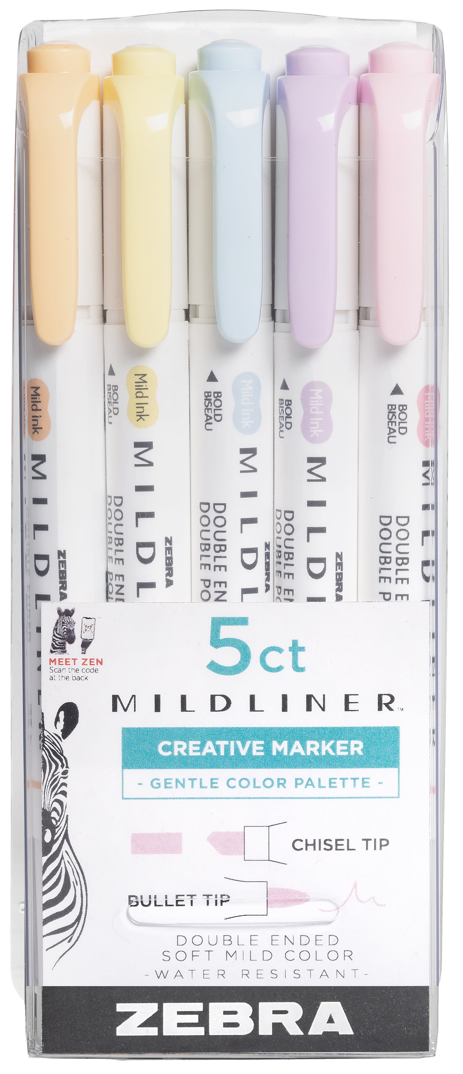 Zebra Pen MILDLINER Dual-Tip Creative Highlighter