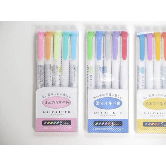 Zebra Mildliner Highlighter Pen Set, 20 Pastel Color Set (Japan Import)$$Office