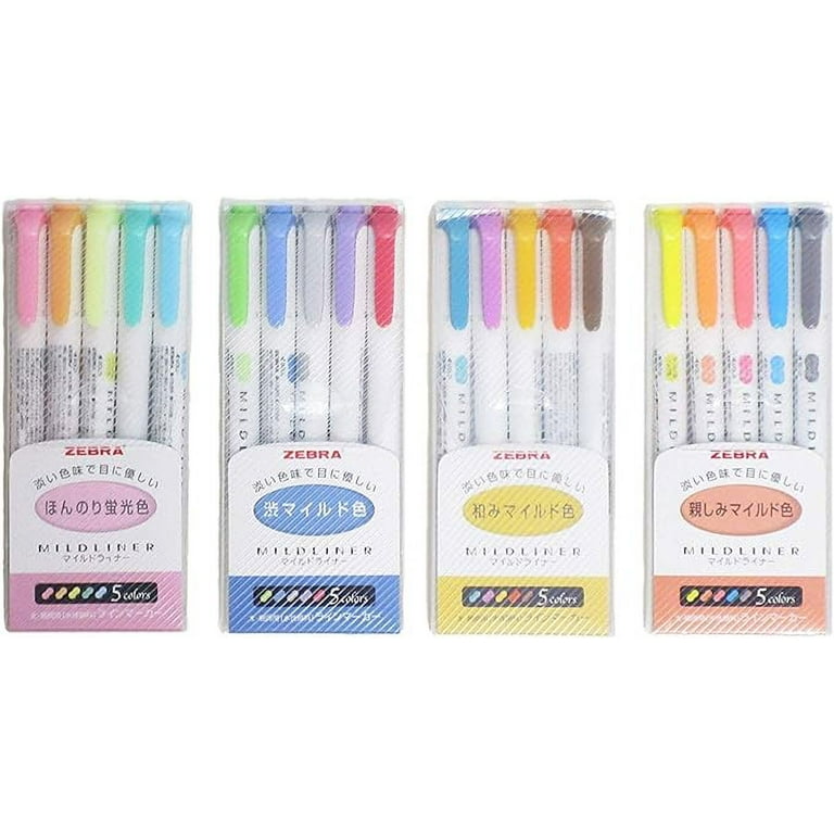 $6/mo - Finance Zebra Mildliner Highlighter Pen Set, 20 Pastel Color Set  (Japan Import)