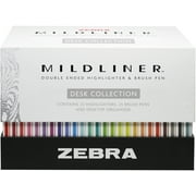 Zebra Pen Mildliner Desk Collection Assorted 50Pk