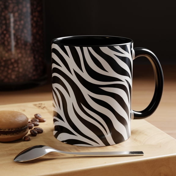 Zebra Mug, Zebra Print Mug, Zebra Lover Gift, Animal Mugs, African Animal Gifts, Safari Mug, Zebra Pattern Mug, Cool Zebra Tea Cup, 11oz