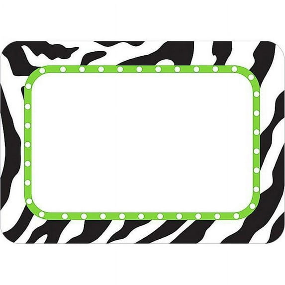 Zebra Name Tags