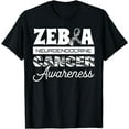 thumbnail image 1 of Zebra Neuroendocrine Cancer Awareness Ribbon Carcinoma Tumor T-Shirt, 1 of 4