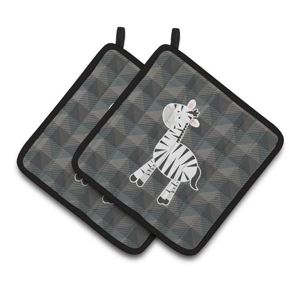 Zebra Pair of Pot Holders