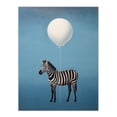 thumbnail image 1 of Zebra Party For One Animal Striped Fun Unframed Wall Art Print Poster Home Decor Premium, 1 of 5