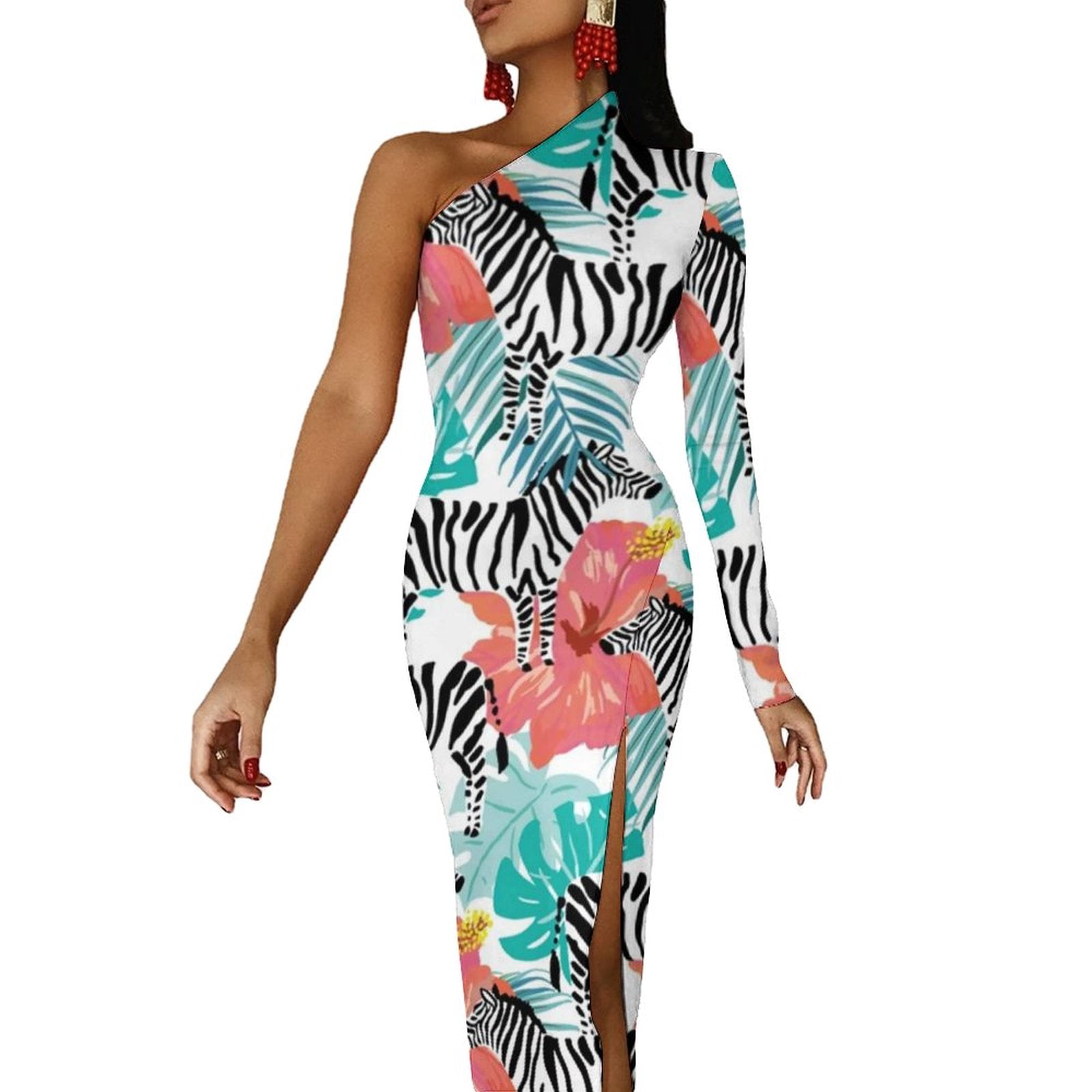 long bodycon dress with boots Bodycon Ribbed Dress (Clearance Sale) main image 1