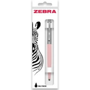 Zebra Pen 901 Retractable Ballpoint Pen - Medium Point 1.0mm Nib - Black Ink - Pastel Pink Barrel