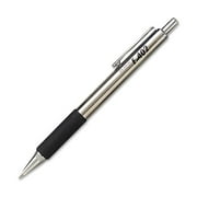 Zebra Pen Corp. 29212 F-402 Ballpoint Retractable Pen, Black Ink, Fine, 2/PK