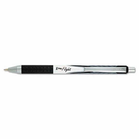 Zebra Pen Corporation  Z-Grip Retractable Flight Pen, Black - 1 Dozen