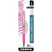 Zebra Pen - F-301 Stainless Steel Retractable Ballpoint Pen, 0.7 mm, Black , 1 Count