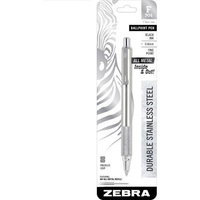 Zebra Pen F701 Retractable Ballpoint Pen 0.7 mm Pen Point Size