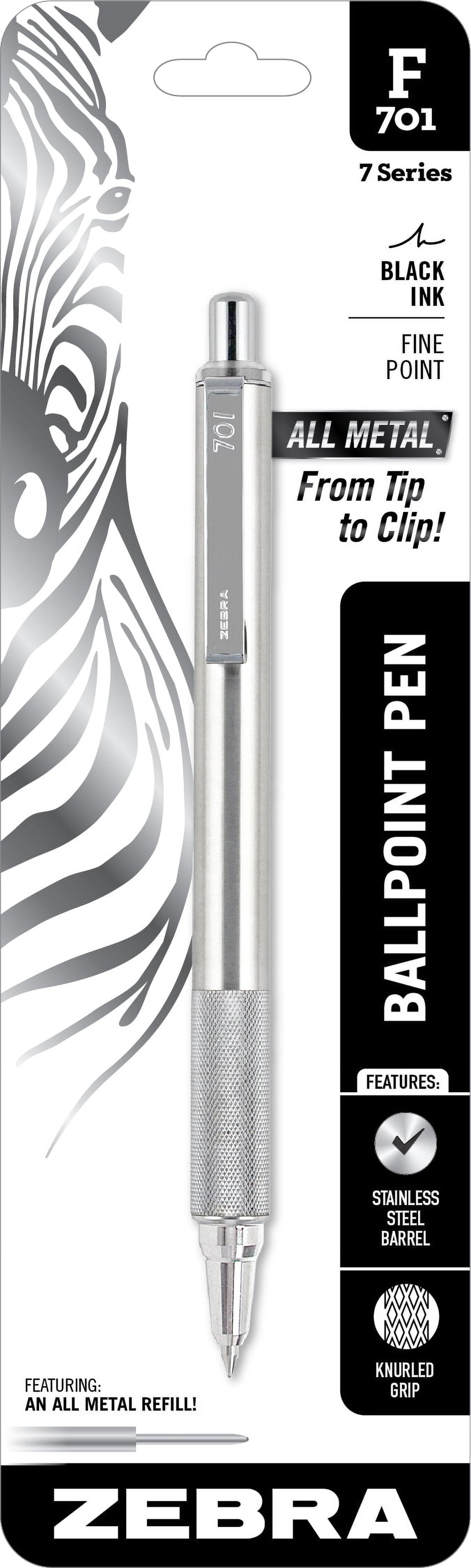 F-701 Ultimate Stainless Steel Ballpoint Pen, 0.7mm Point F-701 Ultimate Stainless Steel Ballpoint Pen, 0.7mm Point