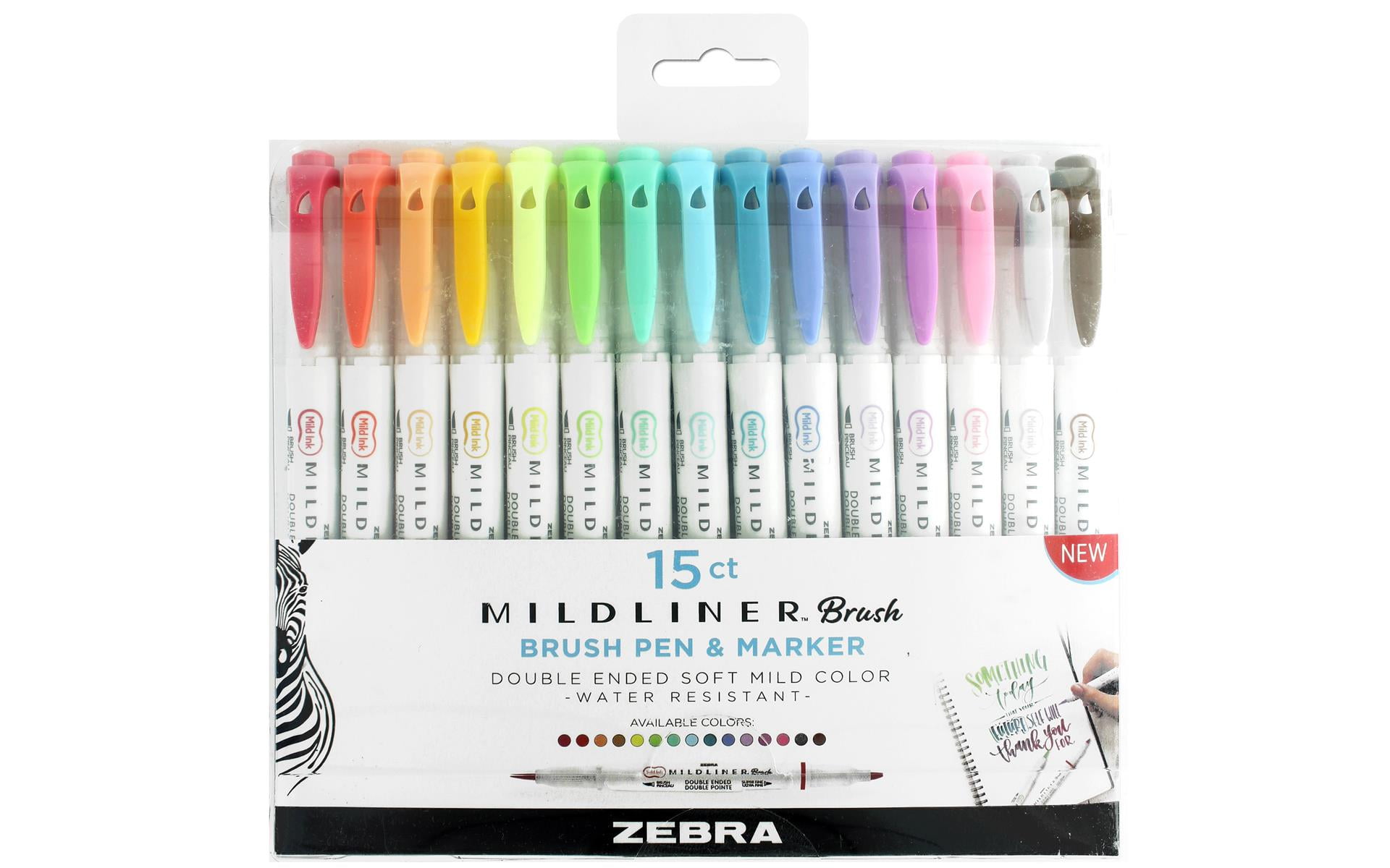 Mildliner Brush Marker Pens - Set of 5 – TACTO STUDIO