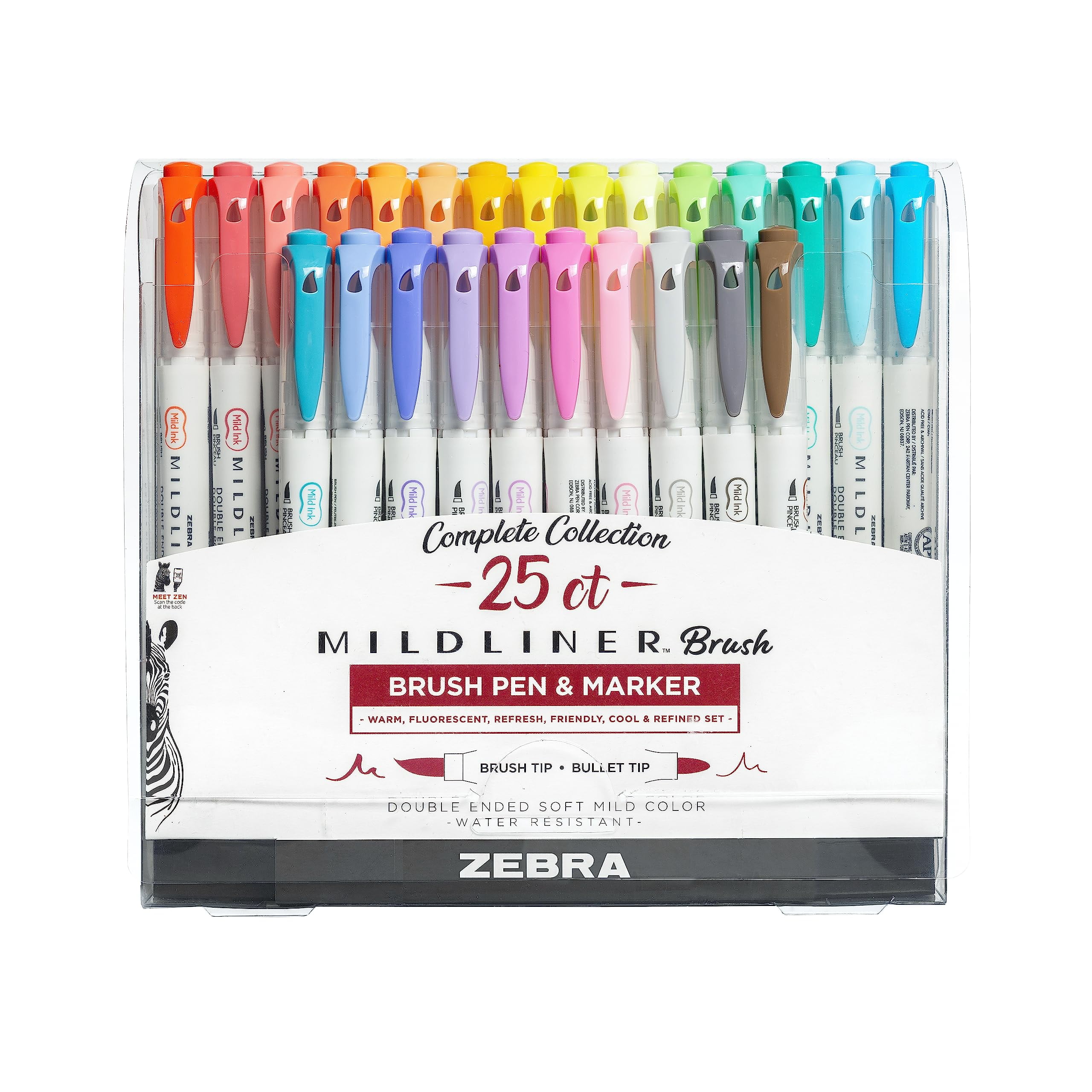 Wholesale Caliart 34 Dua Art Markers, Artist Fine Brush Tip Pen