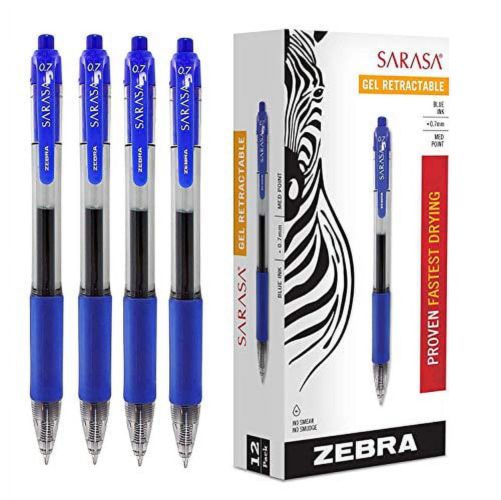 Zebra bLen Gel Pen Retractable .7mm Blue Ink - Wet Paint Artists' Materials  and Framing