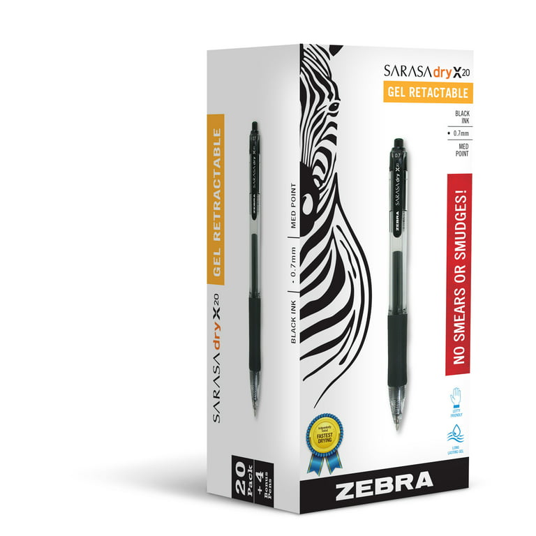 Zebra Sarasa Dry X20 Retractable Gel Pen