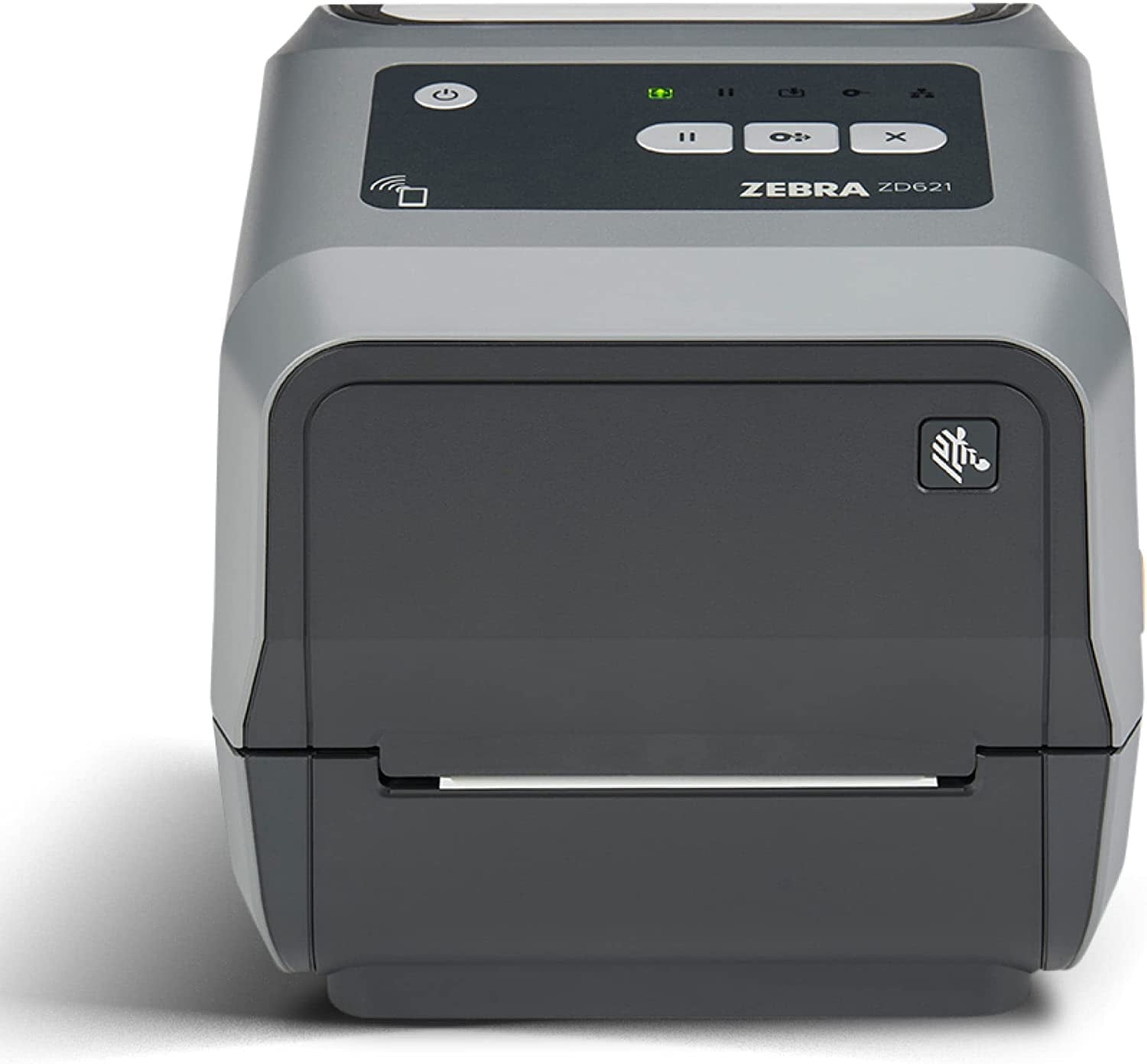 Zebra ZD621 Gray Wireless Thermal Transfer Printer with USB
