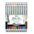 thumbnail image 1 of Zebra Pen Z-Grip Flight Retractable Ballpoint Pen, Bold Point, 1.2mm, Assorted Ink, 10-Count, 1 of 4