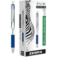 thumbnail image 1 of Zebra Pen Z-Grip Flight Retractable Ballpoint Pen, Bold Point, 1.2mm, Blue Ink, 12-Count, 1 of 5