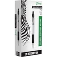 thumbnail image 1 of Zebra Pen Z-Grip Retractable Ballpoint Pens Medium Pen Point - 1 mm Pen Point Size - Retractable - Black - Black Barrel - 12 / Dozen, 1 of 5