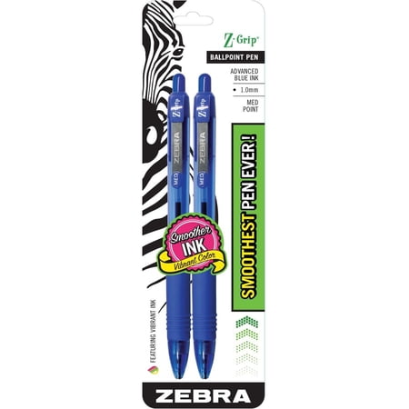 Zebra Z-Grip Retractable Ballpoint Pens - ZEB22222