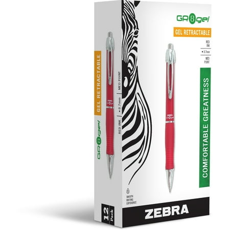 Zebra Pen, ZEB42630, Wide GR8 Gel Retractable Pens, 1 Dozen