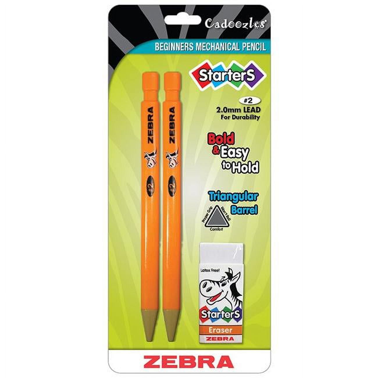 Zebra Pen ZEB52802BN Cadoozles Starters Mechanical Pencil with Black