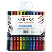 Zebra Pen Zebra Sarasa Fineline Pen Assorted, Pack of 12