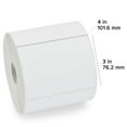 thumbnail image 1 of Zebra PolyPro 4000T Thermal Transfer Labels, 4" x 3" Label, 3" Core, 1,420 Per Roll, 4 Rolls, 1 of 7