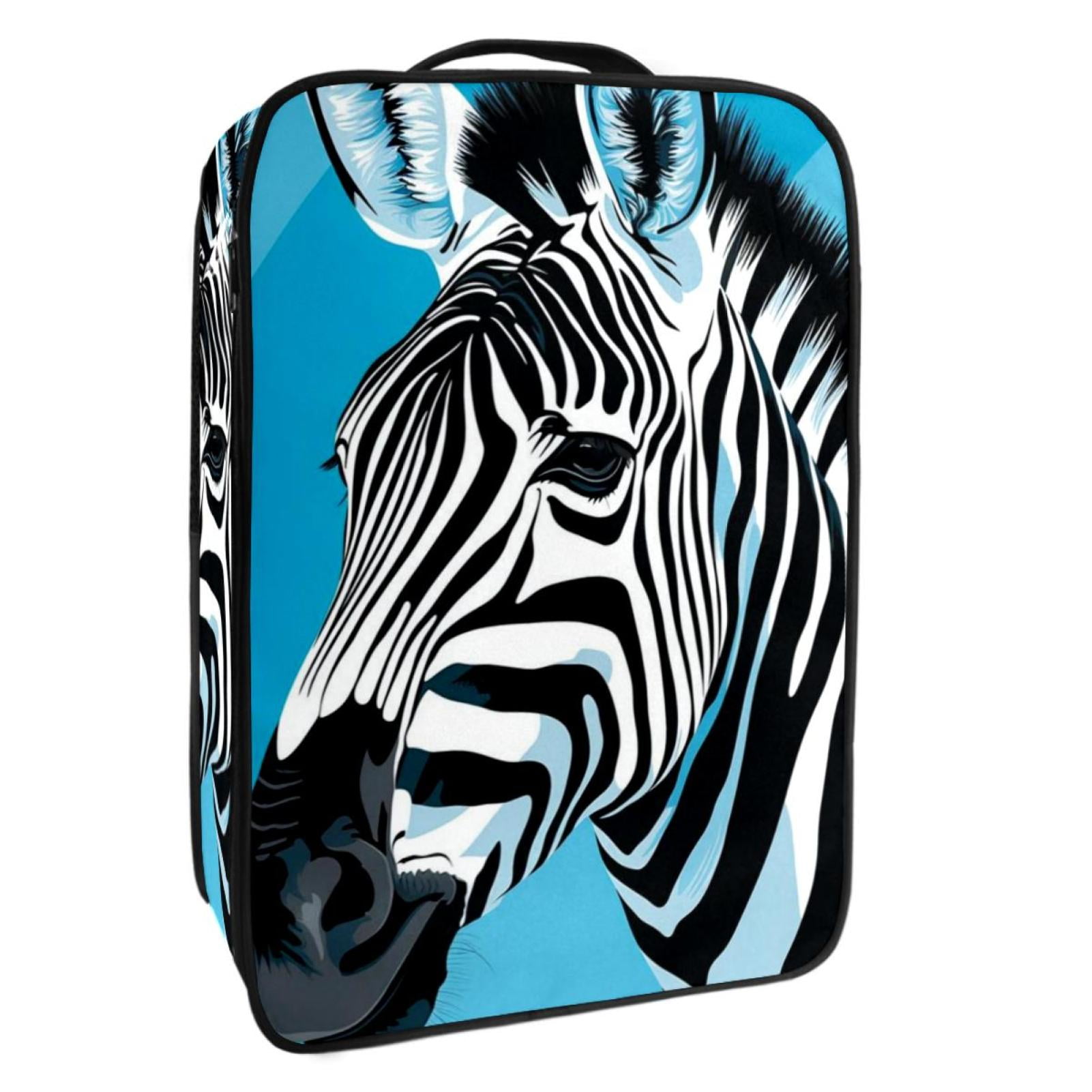 Zebra Polyester Shoe Boxes Organizer For Neat And Tidy Storage 23x31cm how-big-is-a-half-sheet-cake