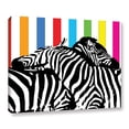 thumbnail image 1 of Zebra Pop Gallery Wrapped Canvas, 1 of 1