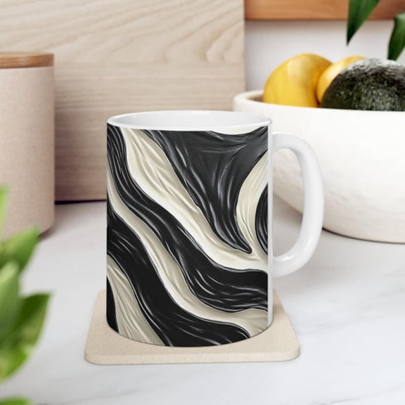 Zebra Prineramic Coffee Mug Stylish Animal Lover Gift oz, oz.