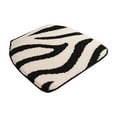 thumbnail image 1 of Zebra Print Chair Cushion, Soft Plush Chair Pad for Indoor Dining Room and Kitchen Chair, Detachable, 1 of 6