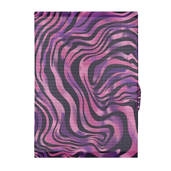 Zebra Print Door Curtain Sheer Privacy Light Filtering Window Panel 1 Panel 54x72 Inch