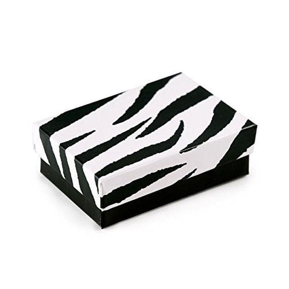 Zebra Print Jewelry Box #32 (Case of 100)