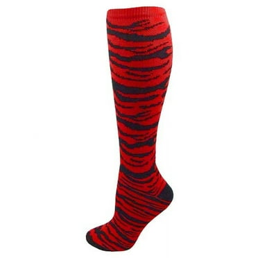 Zebra Print Knee High Socks