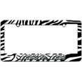 thumbnail image 1 of Zebra Print License Plate Tag Frame, Multiple Colors, 1 of 1