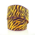 thumbnail image 1 of Zebra Print Polyester Wired Ribbon, 2-1/2-Inch, 10 Yards, 1 of 1