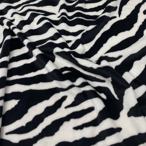 Zebra Print Soft Minky