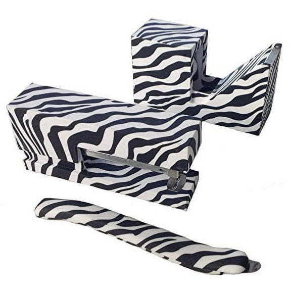 Zebra Print Stationery Set Stapler, Tape Dispenser & Staple Remover