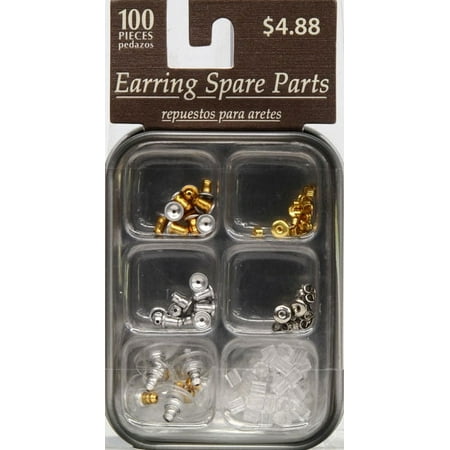 Zebra Print Tin Earring Backs