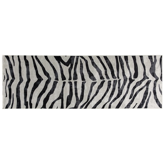 Zebra Print Washable Rug by Ashland  - Spring Home Decor