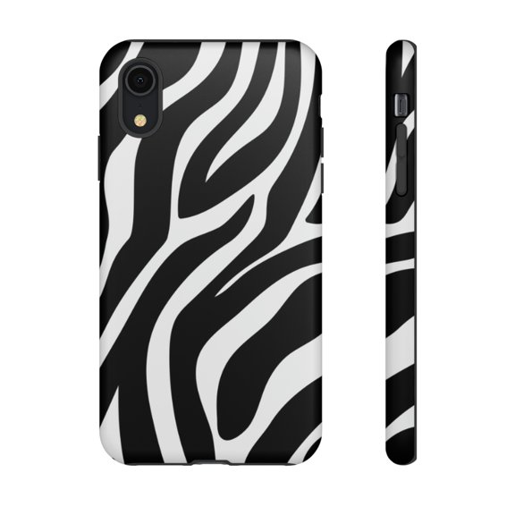 Zebra Print iPhone 15 Case-iPhone Case-iPhone-Animal Print iPhone Case