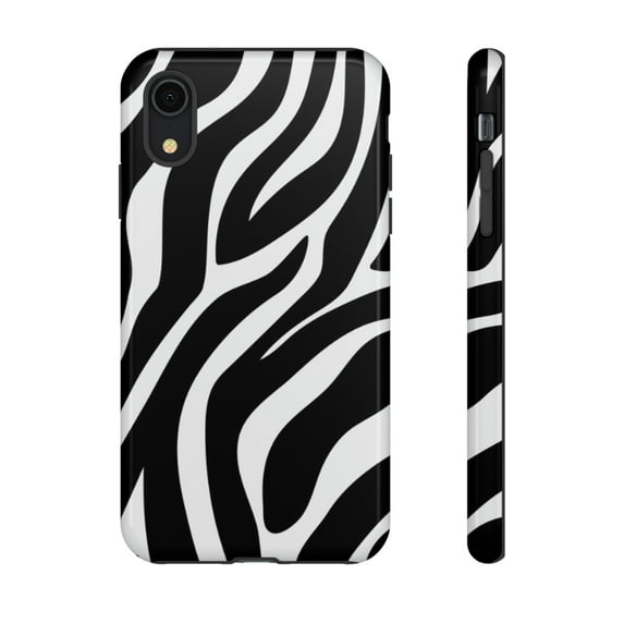 Zebra Print iPhone 15 Case-iPhone Case-iPhone-Animal Print iPhone Case