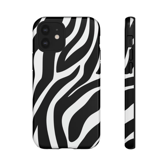 Zebra Print iPhone 15 Case-iPhone Case-iPhone-Animal Print iPhone Case