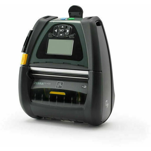 Zebra QLn420 BT Mobile Label Printer 4" 203 DPI USB/Bluetooth/Ethernet with Battery, P/N QN4-AUCA0M00-00