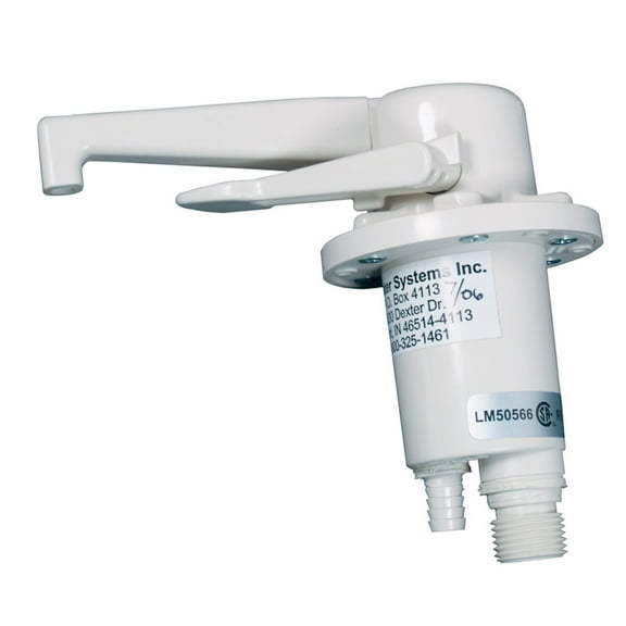 Zebra RV R3700-PW Dual Flow Water Pump and Faucet - Polar White