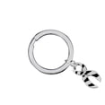 thumbnail image 1 of Zebra Ribbon Split Ring Keychains, 1 of 2